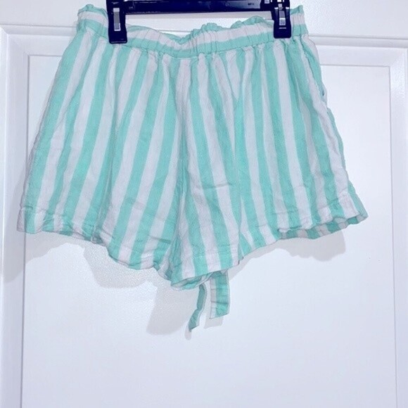 Stoney Clover Target linen blend striped shorts size xsmall - Picture 3 of 5